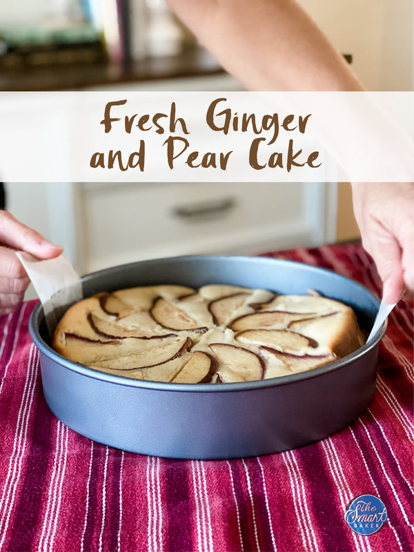 Fresh Ginger and Pear Cake