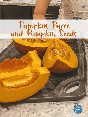 Pumpkin Puree + Cinnamon Sugar Pumpkin Seeds