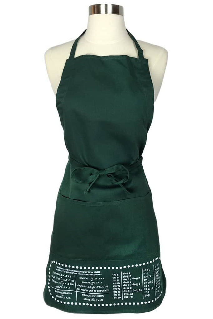 Forest Green Cheat Sheet Apron