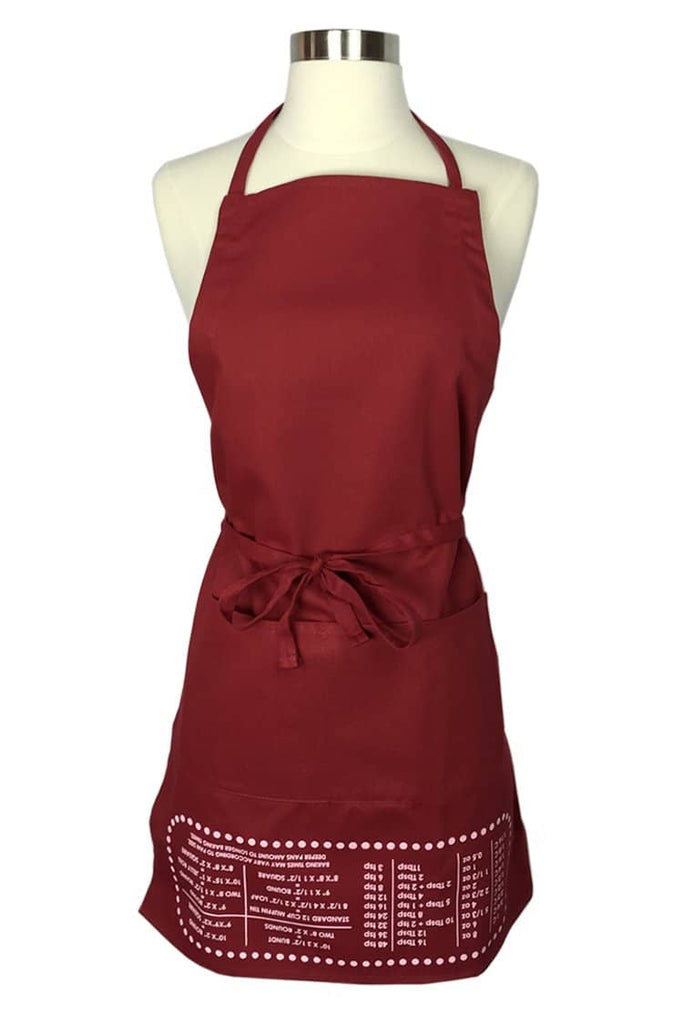Red Cheat Sheet Apron