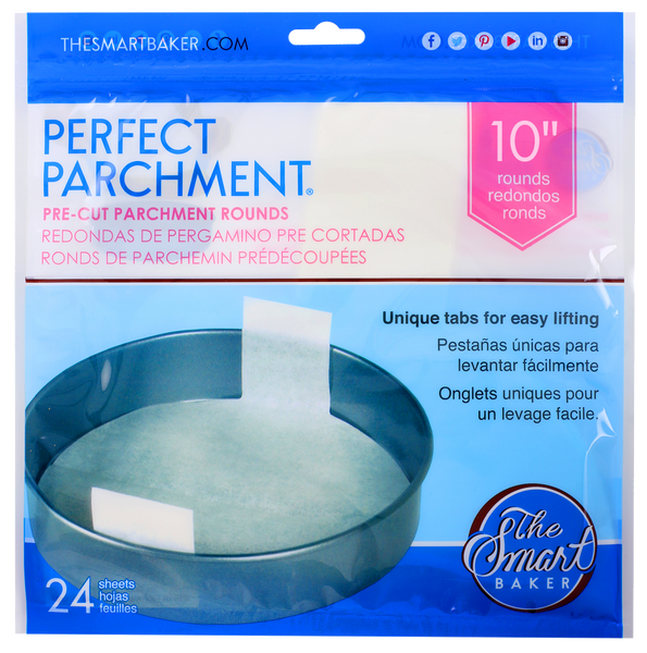 The Smart Baker 10" Round Perfect Parchment