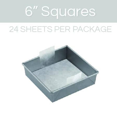 6 inch cake pan square