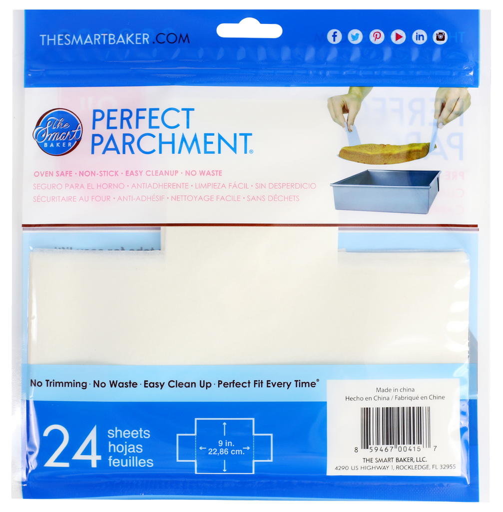 200 pcs Parchment Paper Squares 9x9 Inch | WorthyLiners Non-Stick Precut  Baking Parchment, Perfect for baking and cooking
